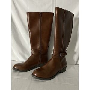 Riding Boots Size 7.5 Women Lower East Side Boots Maisie Cognac